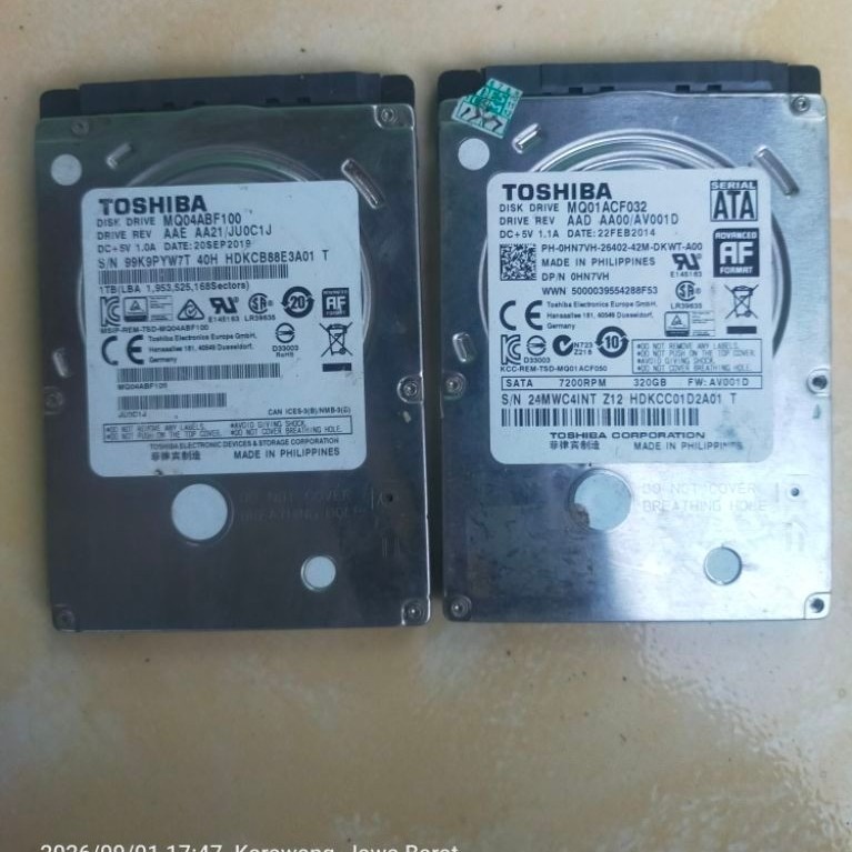 hardisk laptop gembling