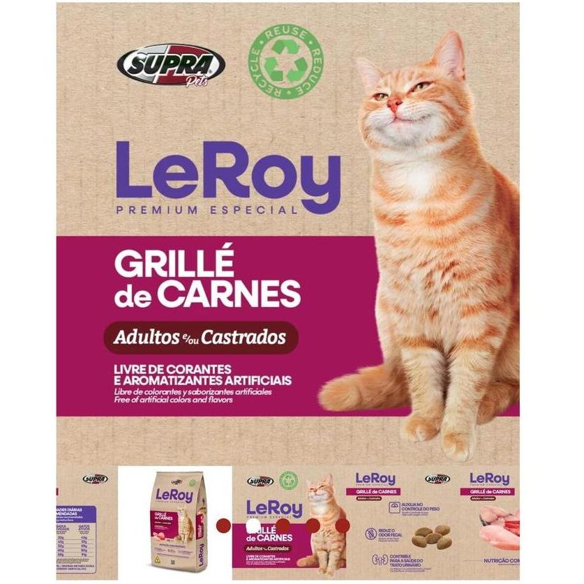 LEROY CAT FOOD GRILL BEEF URINARY 10.1KG PREMIUM ekspedisi