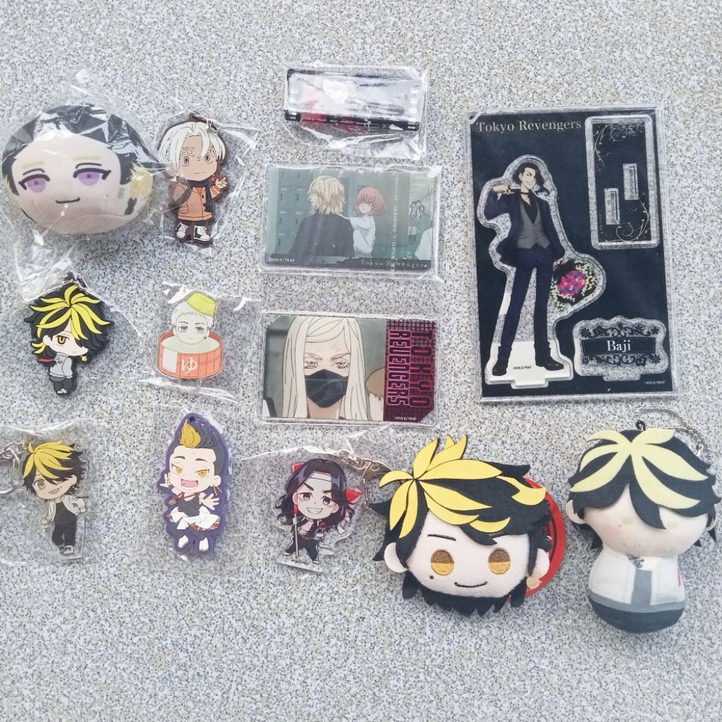 [update] TOKYO REVENGERS official merchandise random mikey, izana, haitani, hanma, kisaki, sanzu, ba