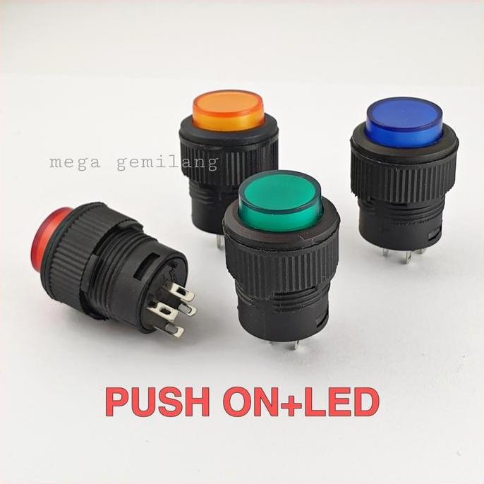 PUSH ON R16-503 (MOMENTARY) MEGAMJ