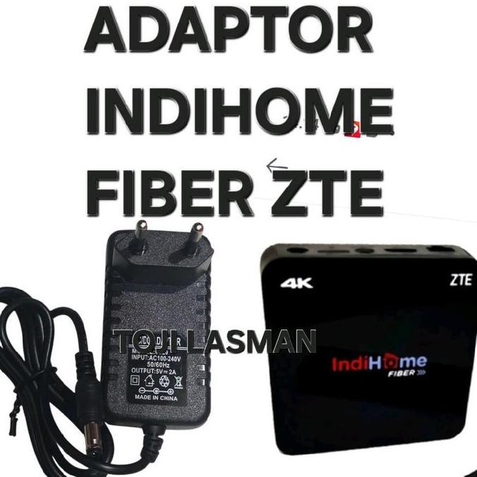 ( 2A5V ) ADAPTOR COLOKAN ADAPTER CASAN CHARGER CARGE CHARGE SET TOP BOX (STB) STB INDIHOME TIPE ZTE 