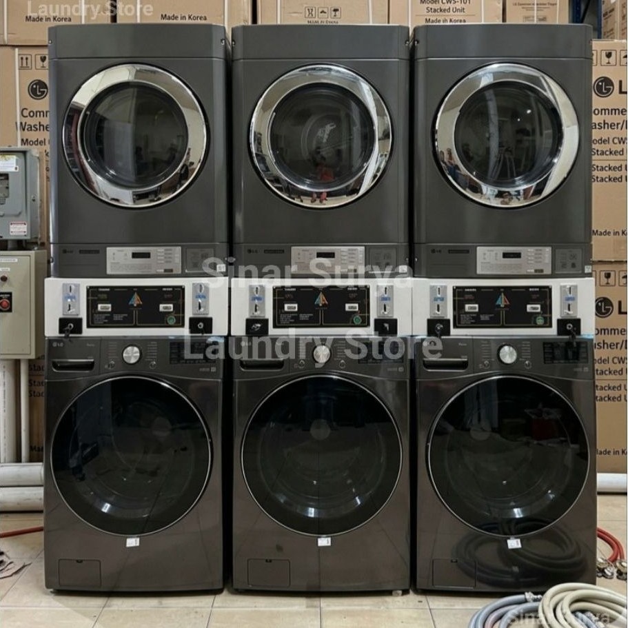 Mesin Laundry Coin Kapasitas Jumbo 24Kg