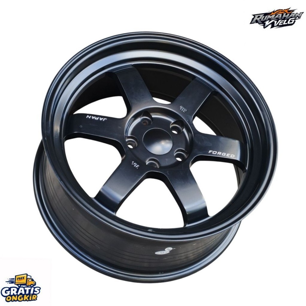 Velg mobil Te37 V celong Ring18x8,5 Lobang.5 Pcd.114,3