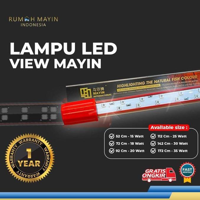 Lampu Led View Mayin Aquarium Ikan Arowana / Arwana Packing Pvc - View Mayin