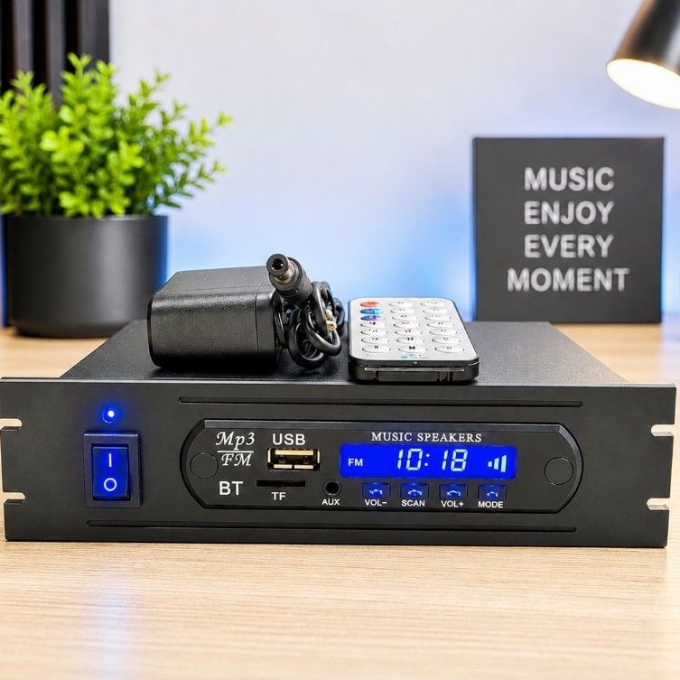 Modul MP3 bluetooth Rakitan Siap Pakai Dengan Adaptor USB Dan TF Slot