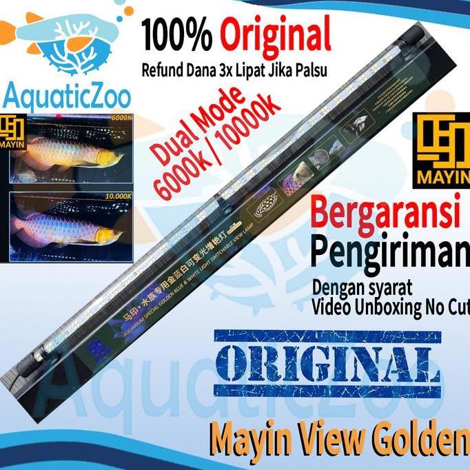 Mayin View Golden Lamp Celup Mayin Lampu Arowana Arwana Tanning Led