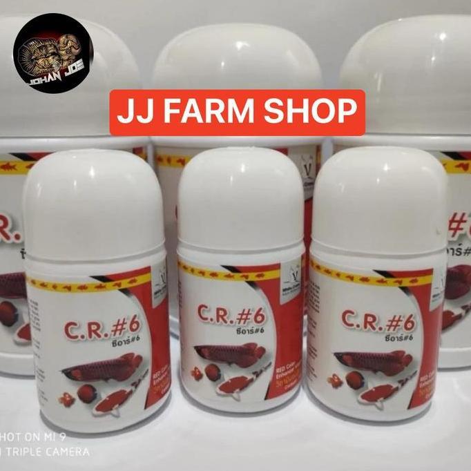 Cr6 Cr#6 Arwana Arowana Vitamin Arwana Super Red 10Gram 1Botol Pewarna