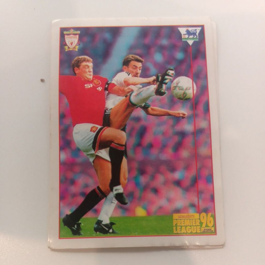 Stiker Bola Merlin EPL 1996 Liverpool