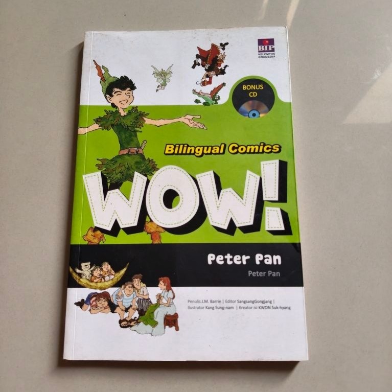 Komik Wow Peter Pan Preloved Bilingual Bonus VCD