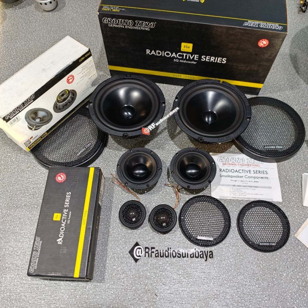 Ground Zero Radioactive speaker 3 way like new