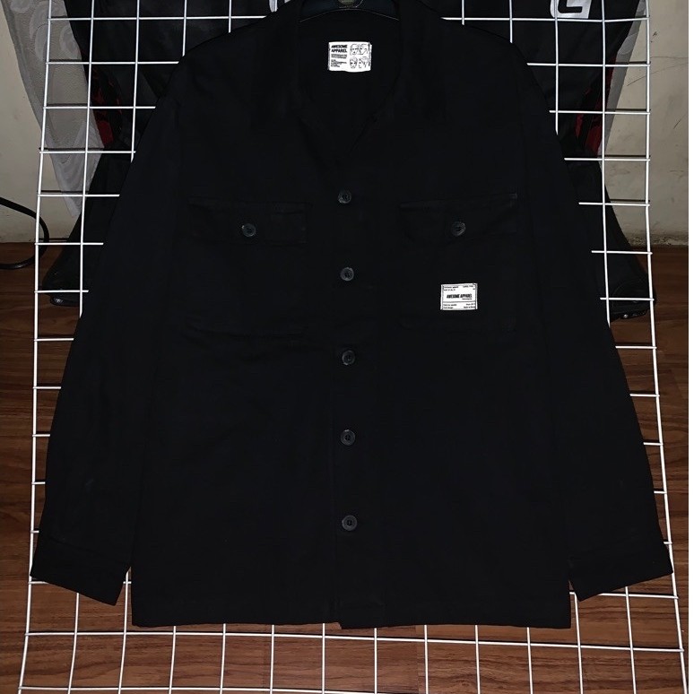 kemeja outer pria awesome apparel lengan panjang preloved