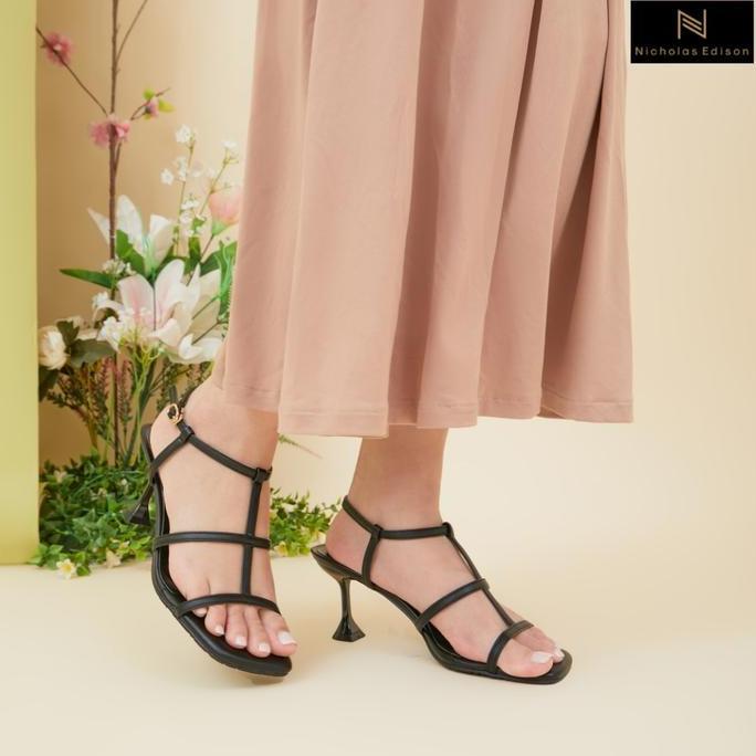 Nicholas Edison Heel Fifi Sandal Heels Strappy stiletto