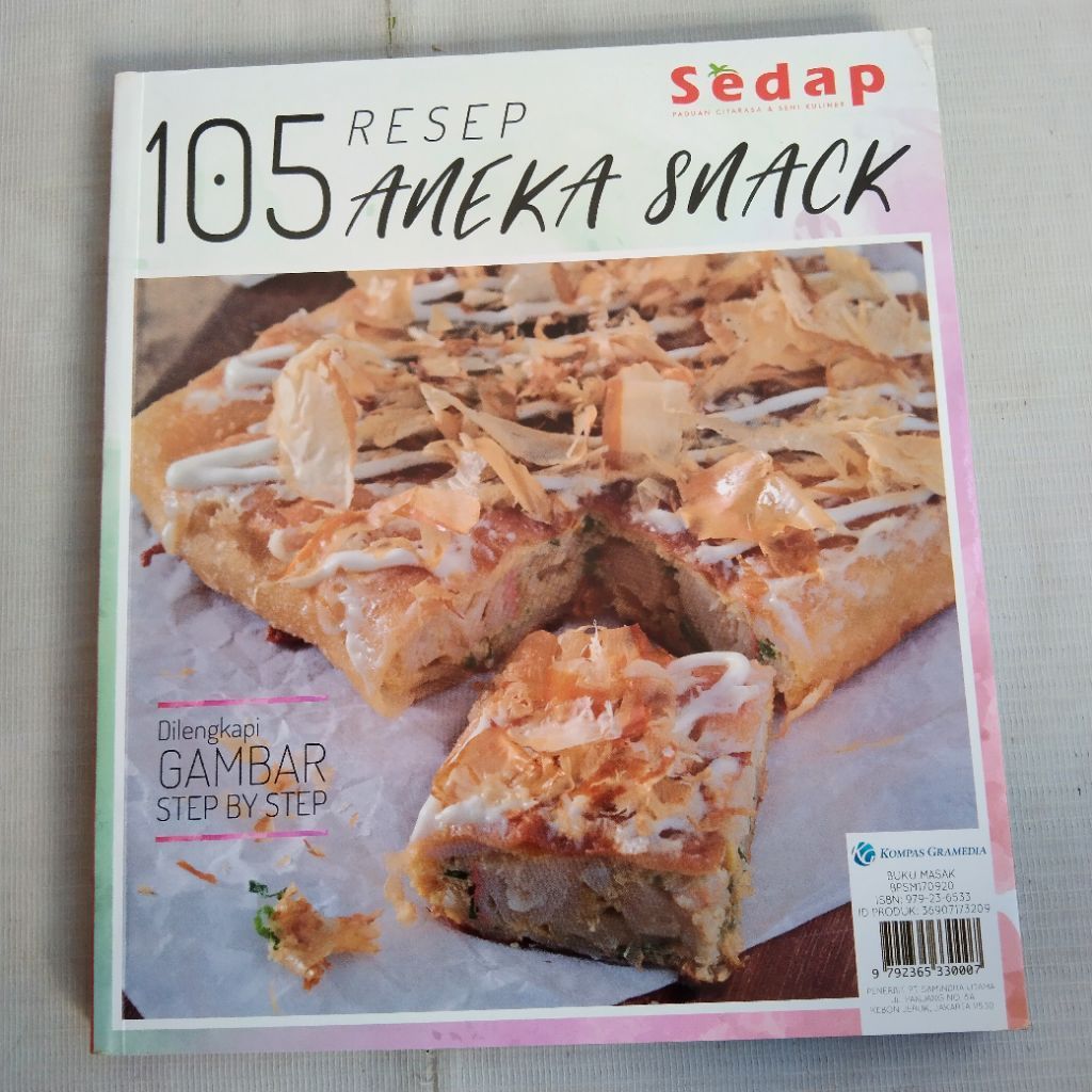 Buku Resep Masak SEDAP 105 RESEP ANEKA SNACK