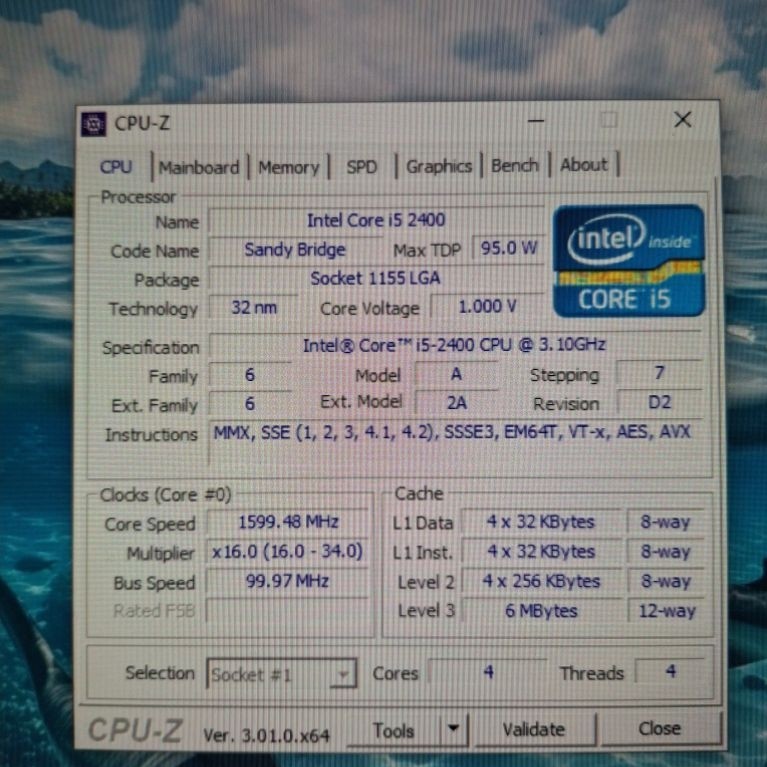 paket intel core i5 2400 mobo msi ram 8gb