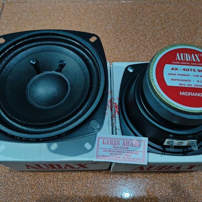 Audax AX-4075 SQ8 4" Midrange 100W 8 Ohm