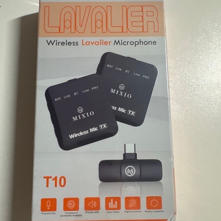 MIXIO T10 Wireless Microphone Professional Lavalier