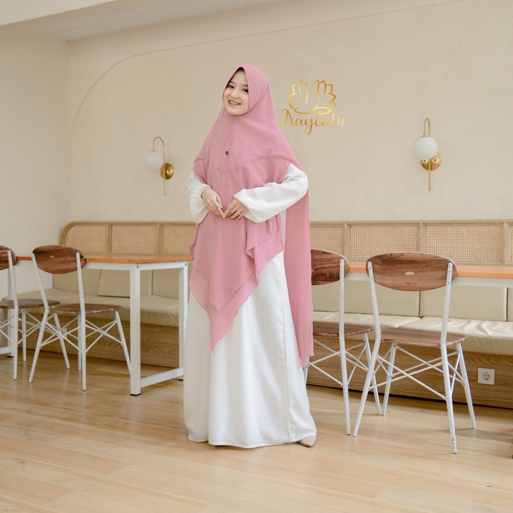 Naylatu Jilbab Hijab Khimar Anindyamanda Babydoll