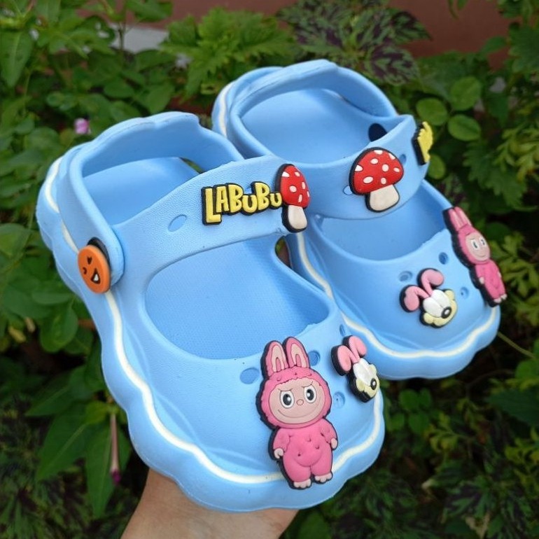 Preloved sandal model karet baim anak perempuan