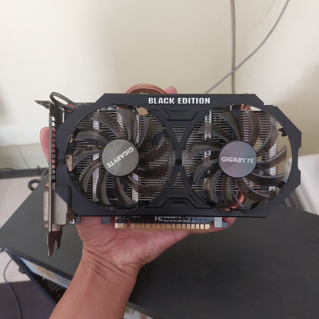 VGA Gigabyte GTX 750 Ti Black Edition 2GB GDDR5 128-bit