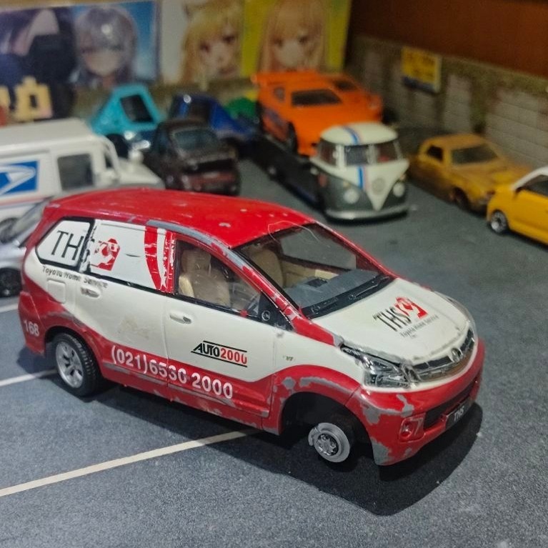 Rims Diecast 1:43 Toyota Avanza Loose Junk