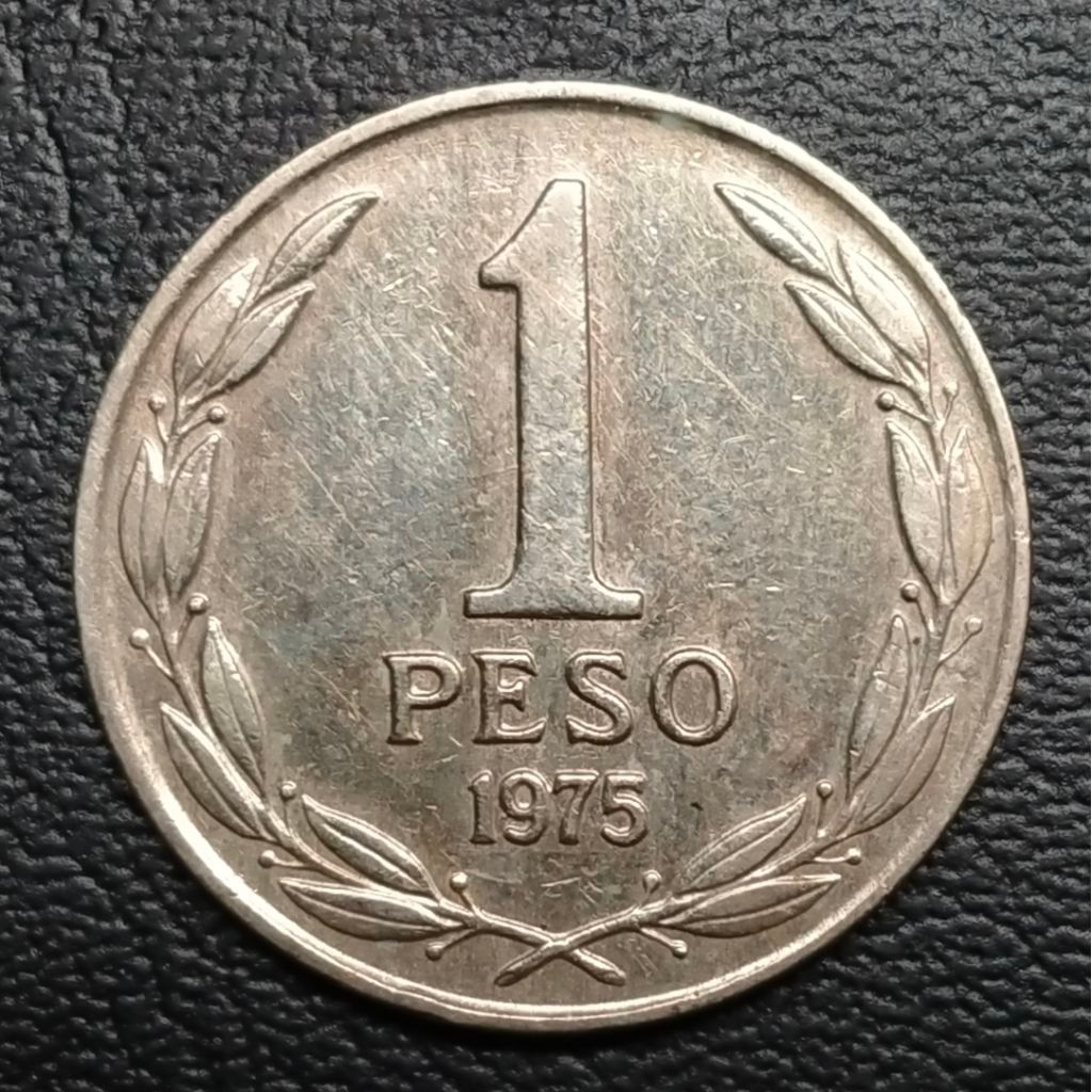 Koin Kuno Chile 1 Peso tahun 1978 koleksi