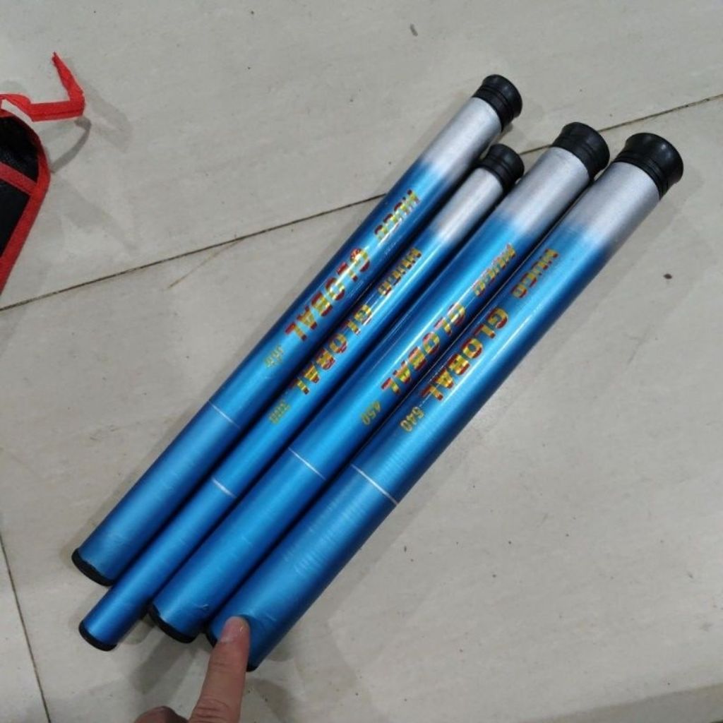 tegeg pancing ruas pendek hanya 30 cm hugo global pole fiber