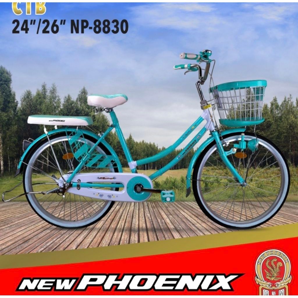 Sepeda Mini 26 Inch Phoenix 8830 Batang 2 Keranjang Les