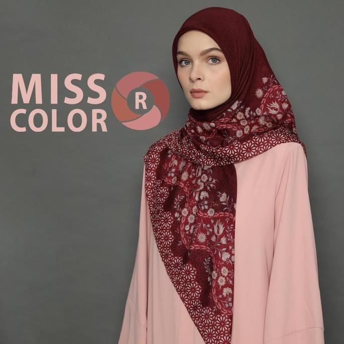 Miss Color Premium Scarf - Acelya Series - Maira Series - Ferda Series - Azra Series Segi Empat 120X