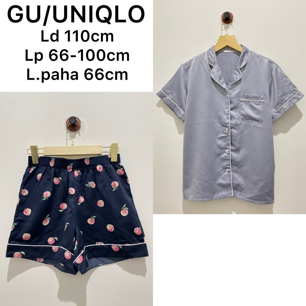 PIYAMA MIX GU/UNI SET PENDEK + admin