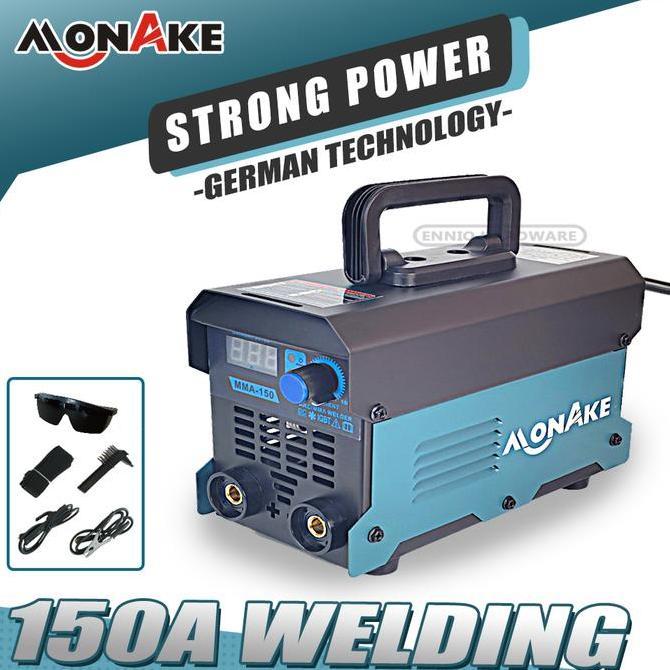 Monake Mesin Las Inverter Welding Mesin Las Listrik 450 Watt Mma 120A Igbt 450 Watt Mini Mesin Travo