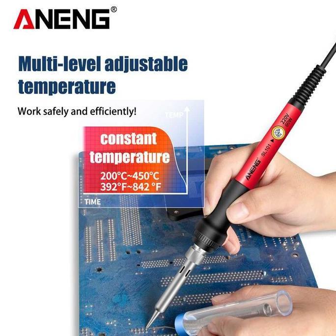 Aneng Solder Elektrik Adjustable Temperature 60W - Sl101