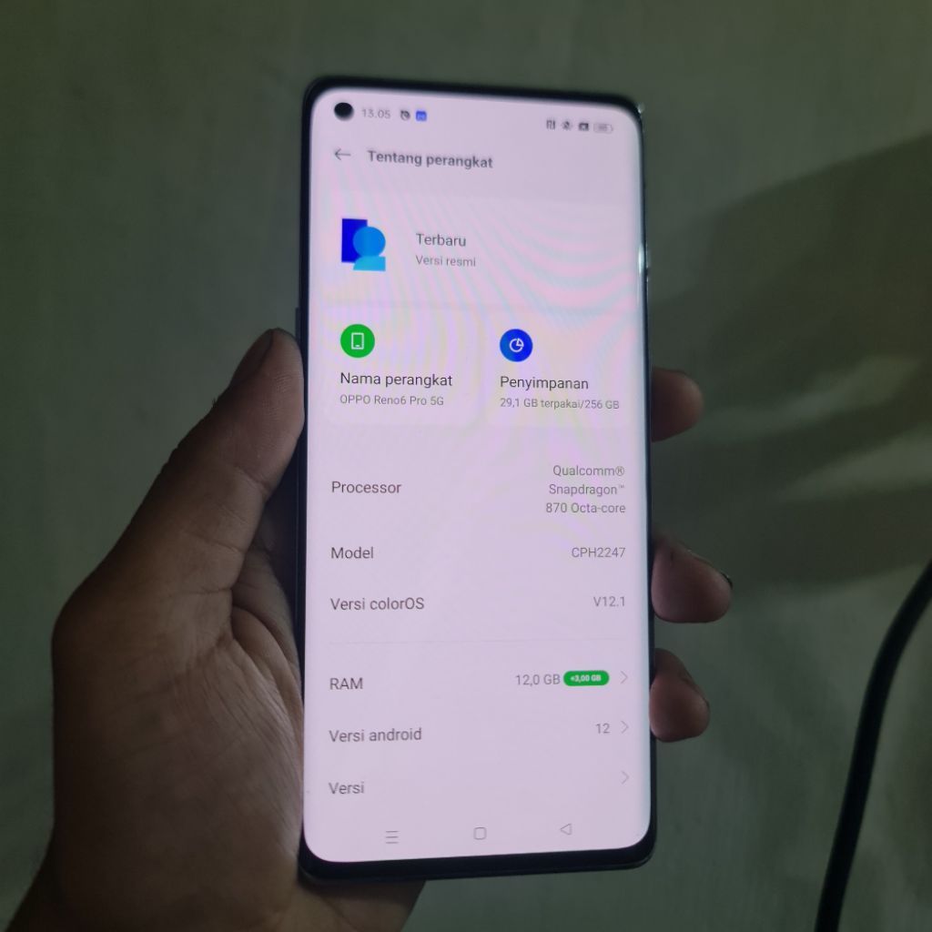 MESIN HP OPPO RENO 6 PRO 5G RAM 12/256