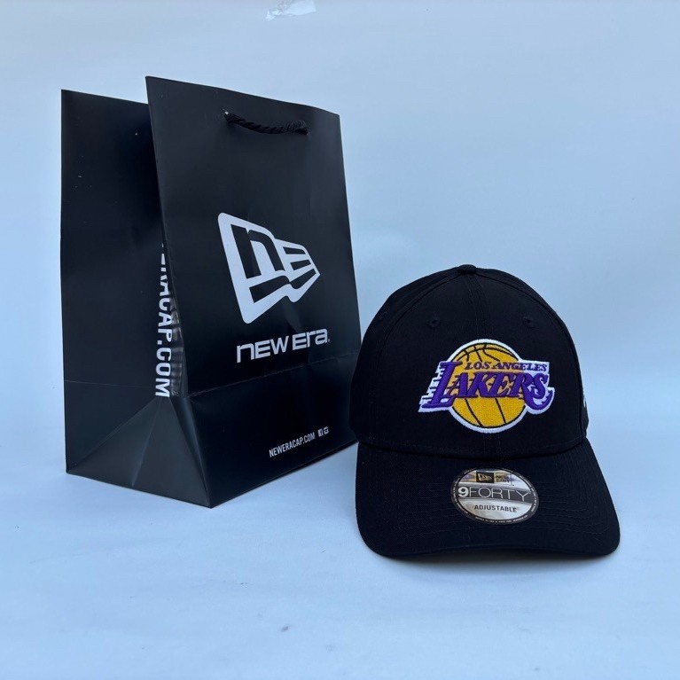 Topi NEW ERA 9Forty LA LAKERS Black ORIGINAL