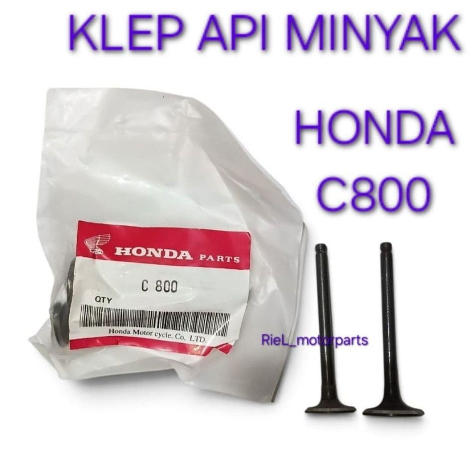 Klep Set C800 / HONDA C 800 payung kelep api minyak