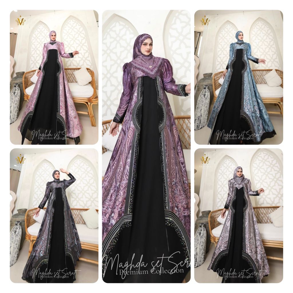 BISA ( MAGDHA SET SCRAT BY TREVANA COLLECTION ORI PREMIUM GAMIS TREVANA