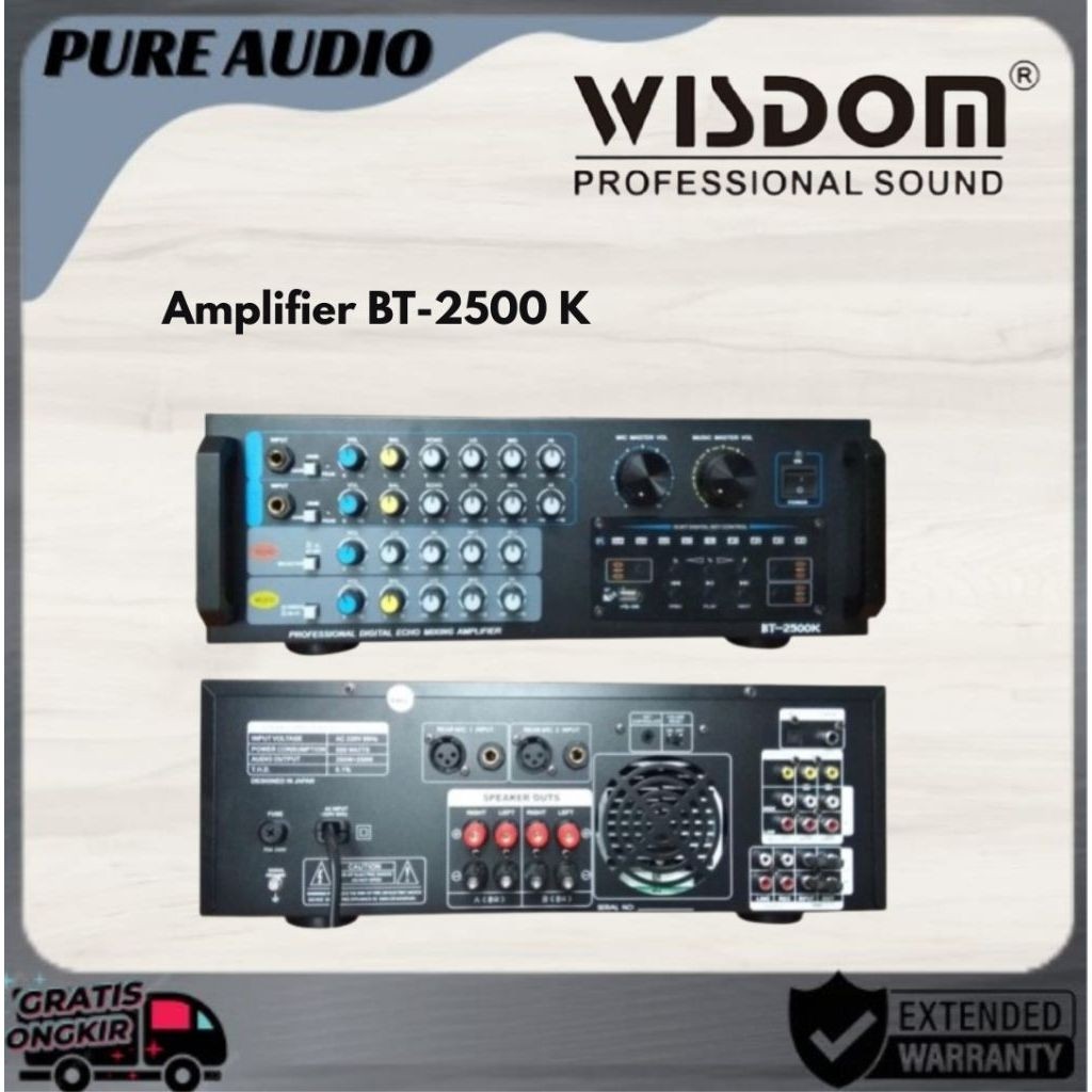 AMPLIFIER WISDOM BT-2500K AMPLIFIER DUSENBERG 3000 K AMPLI MRZ DAJ 150 AMPLIFIER