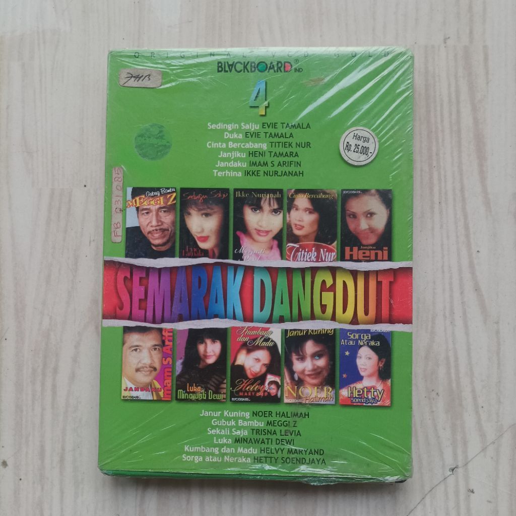 Original VCD Musik Karaoke Semarak Dangdut Meggy Z Hetty Soendjaya