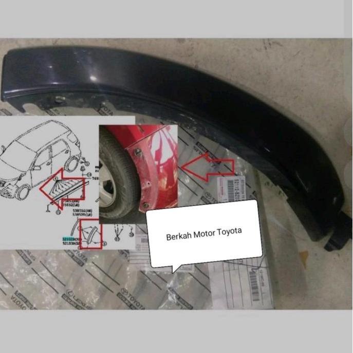 Over Fender Spoiler Depan Rush Terios 2006 2008 2009 2010 Original