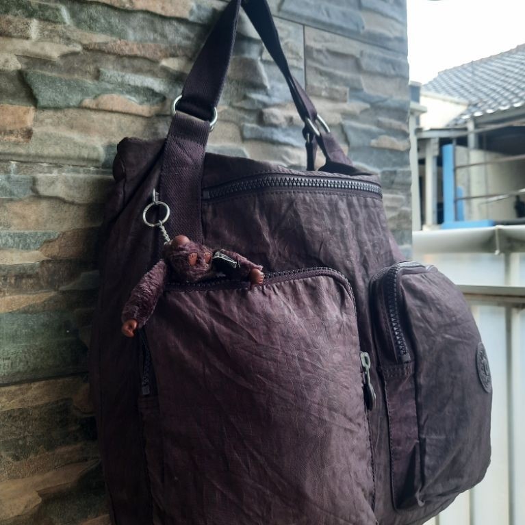 Ransel / Tenteng Ungu Kipling - branded original