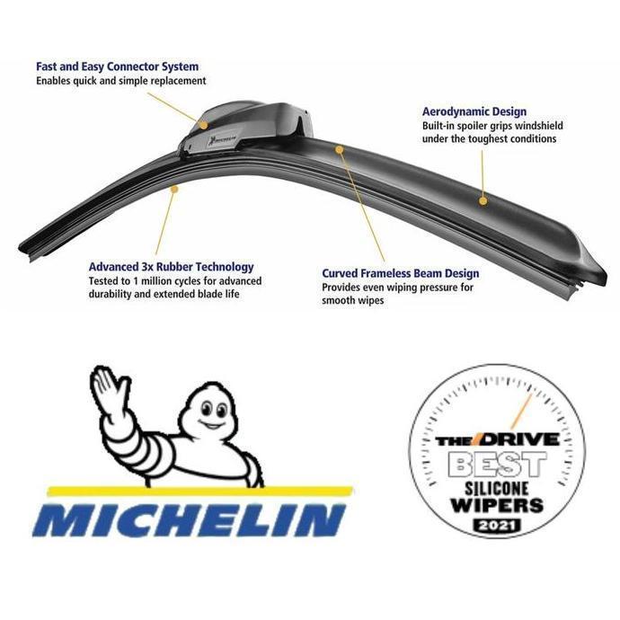Wiper Frameless Michelin For FT-86 / Toyota 86