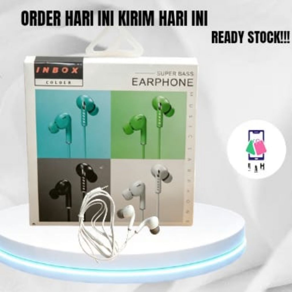 Headset inbox superbass earphone