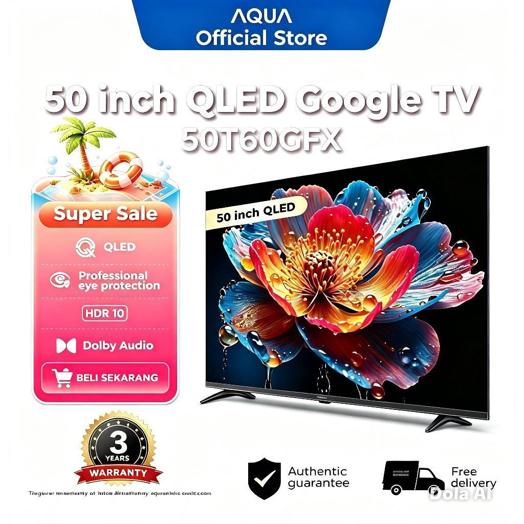 AQua TV Android 50 Inch AQT50T60GFX