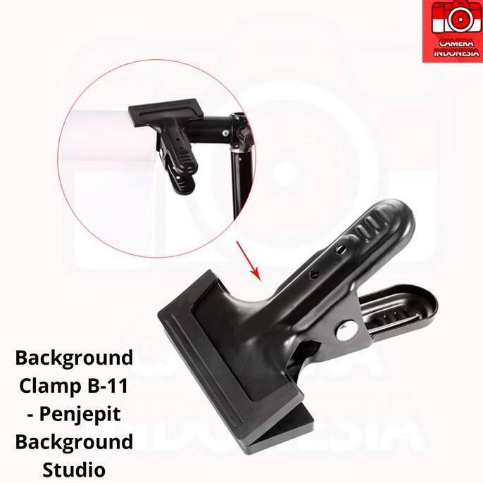 Ghiselijaya_ Clamp Background Studio Fotografi - Penjepit Background Studio