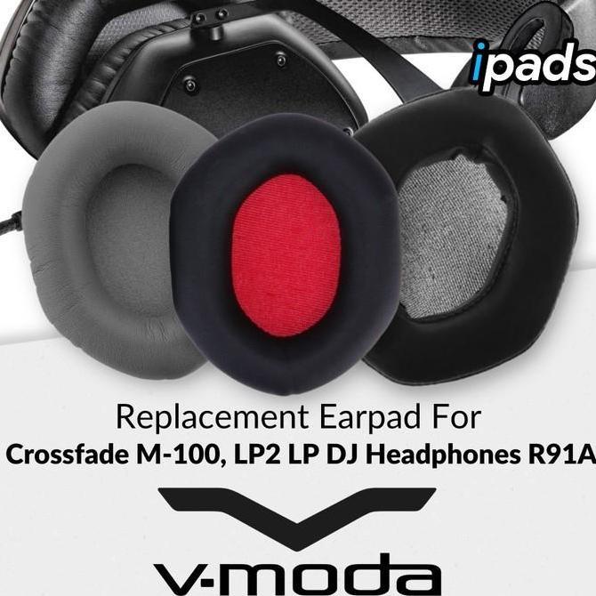 Promo Earpad Ear pad Cushion V-MODA VMODA Crossfade M-100 LP2 LP DJ R91A Bantalan Foam Diskon