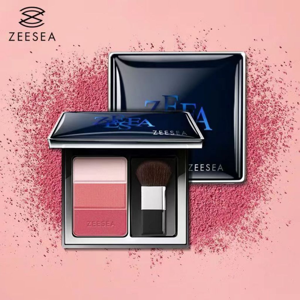 ZEESEA 3 Colours Concealer Blusher Gradient Pallete Blush On Powder Makeup Beauty Kosmetik