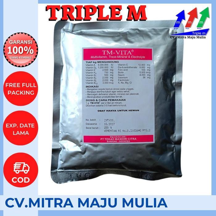 TM-VITA 250 GRAM TRIPLE M - OBAT TERNAK