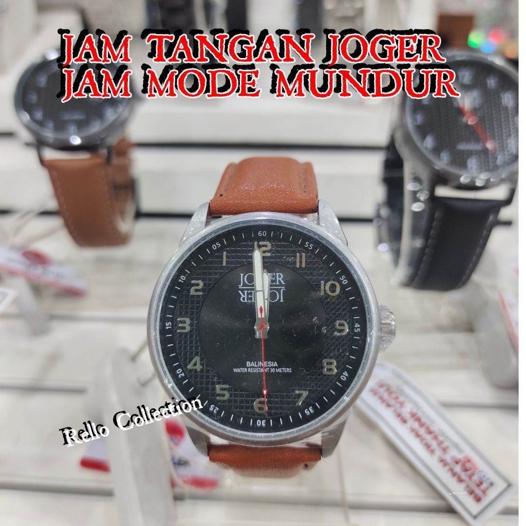 JAM TANGAN PRIA JOGER MODE JAM MUNDUR