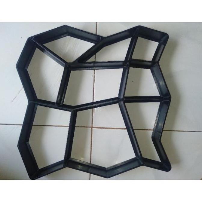 Cetakan Semen Batu Mold Semen Jalan Paving Block Conblock Taman Garden