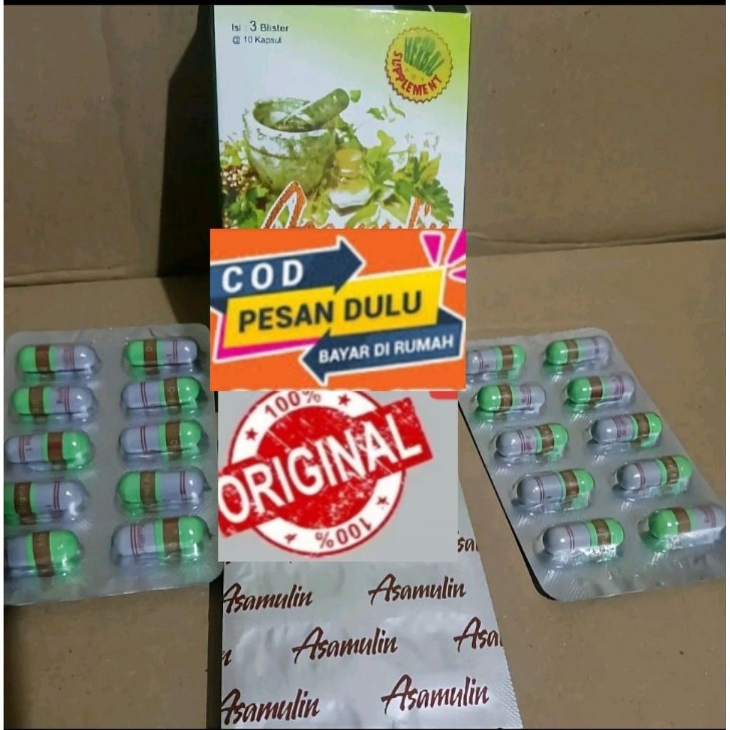 Kapsul Asamulin Suplemen 3 Blister 10 kapsul