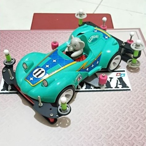 Rep tamiya modifikasi chassis super 2 elephant race